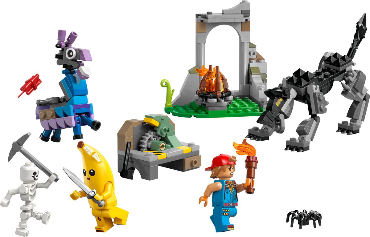 LEGO® Fortnite® Das Lager von Schali und der Zündkerzenkünstlerin