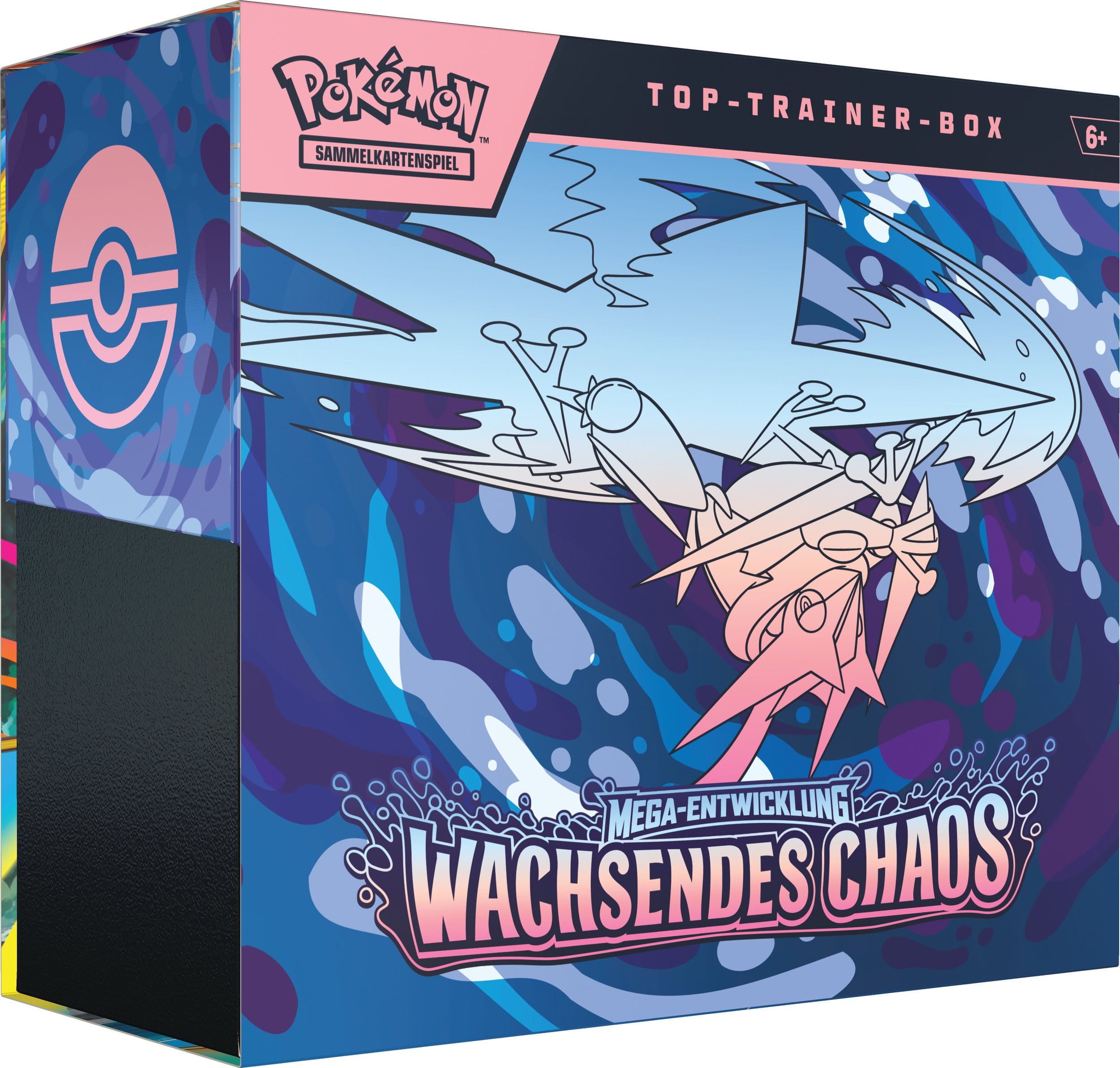 Pokemon TCG Top-Trainer-Box Mega-Entwicklung - Wachsendes Chaos *Deutsche Version*