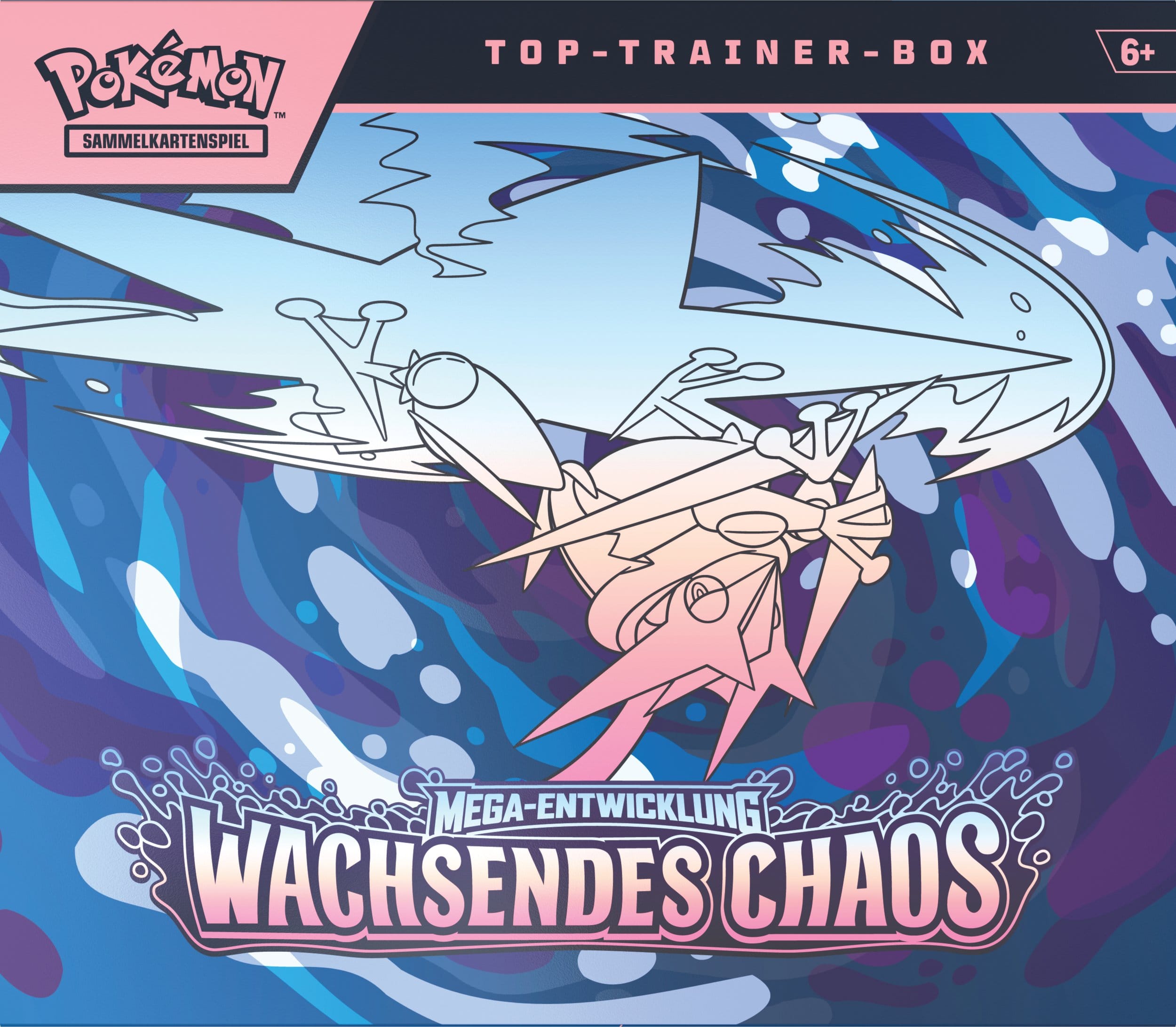 Pokemon TCG Top-Trainer-Box Mega-Entwicklung - Wachsendes Chaos *Deutsche Version*