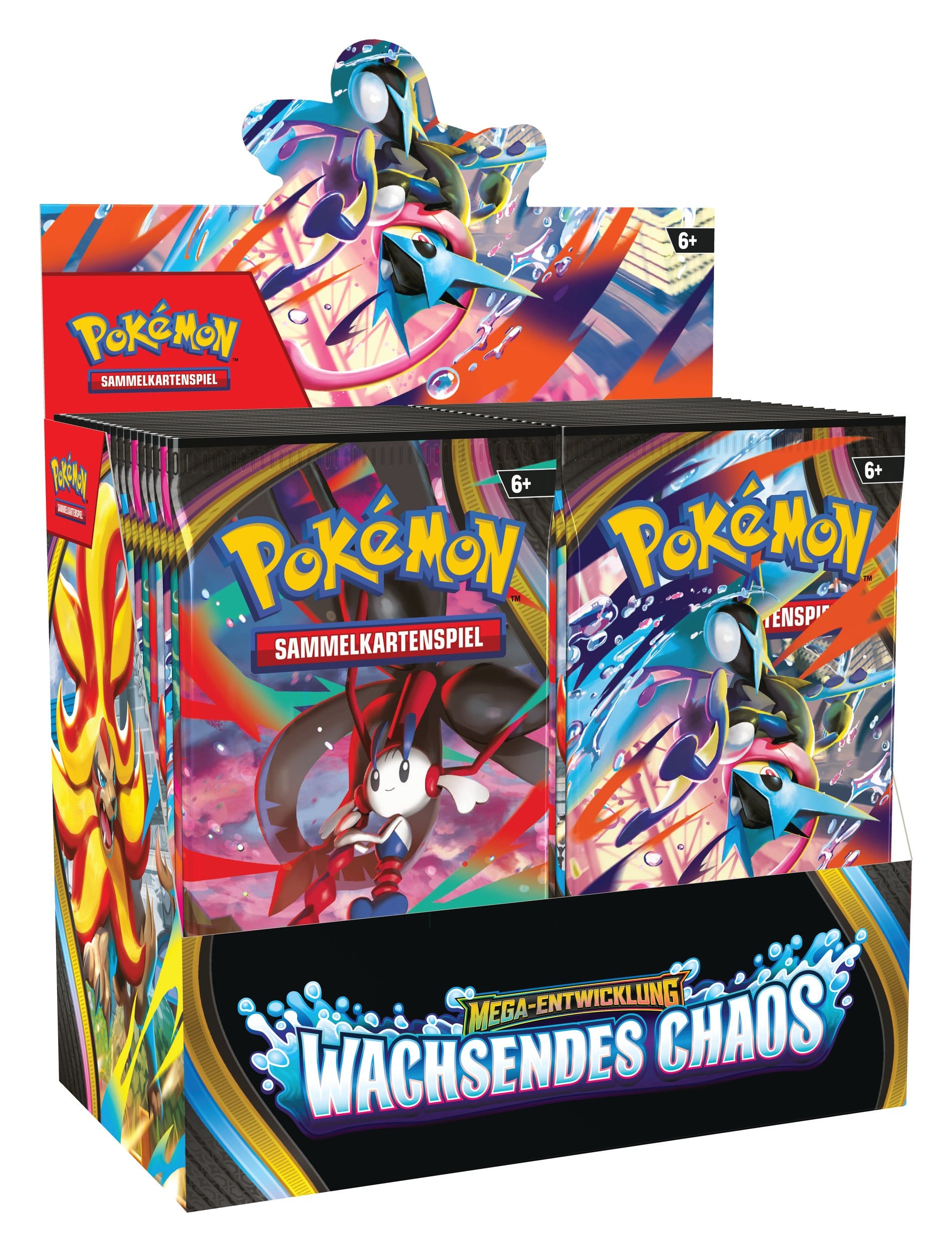 Pokemon TCG Mega-Entwicklung - Wachsendes Chaos Booster Display (36) *Deutsche Version*