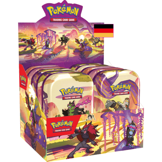 Scarlet & Violet Nebel der Sagen Mini Tin Display Sealed (Deutsch)